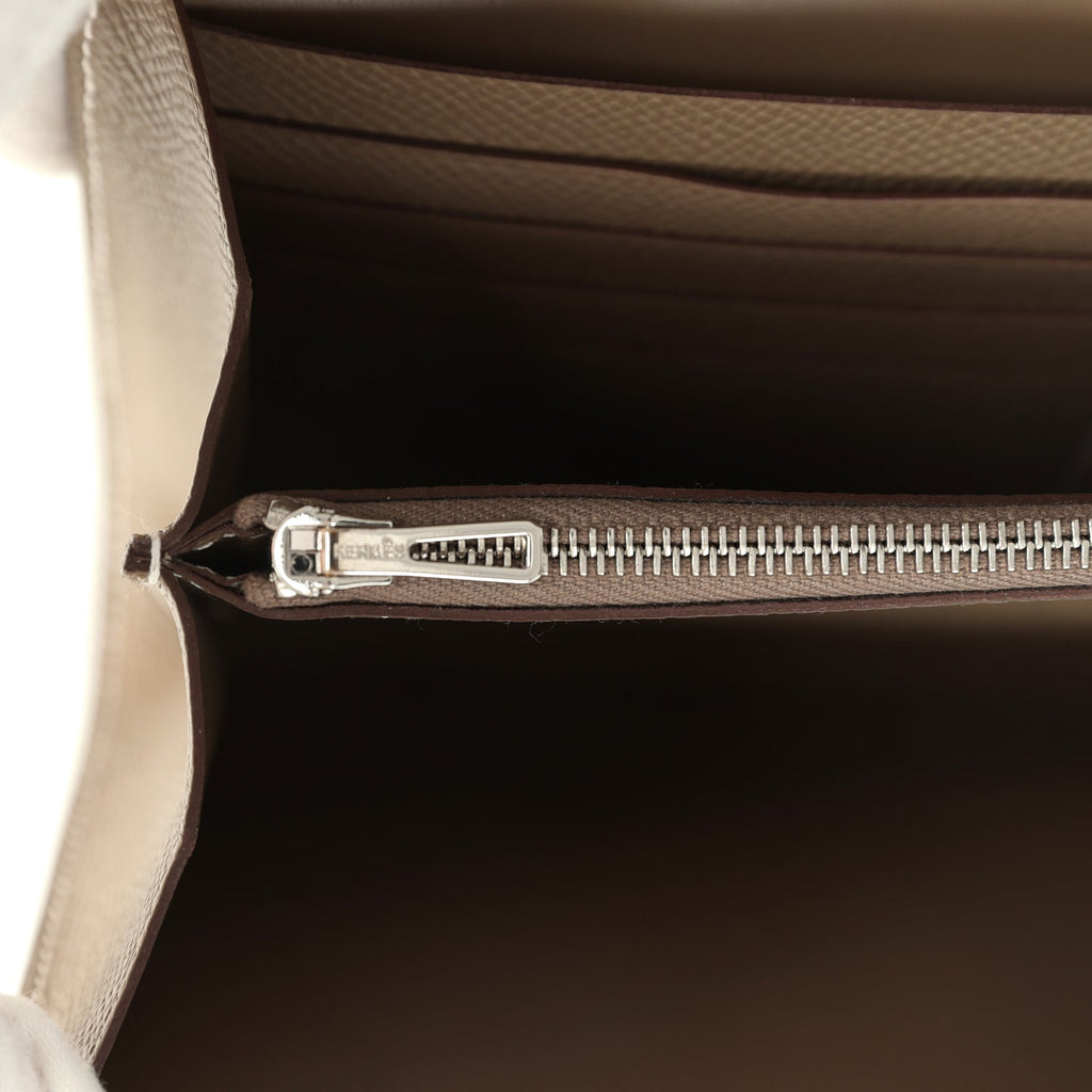 Hermes Constance Wallet To Go Etoupe Epsom Palladium Hardware
