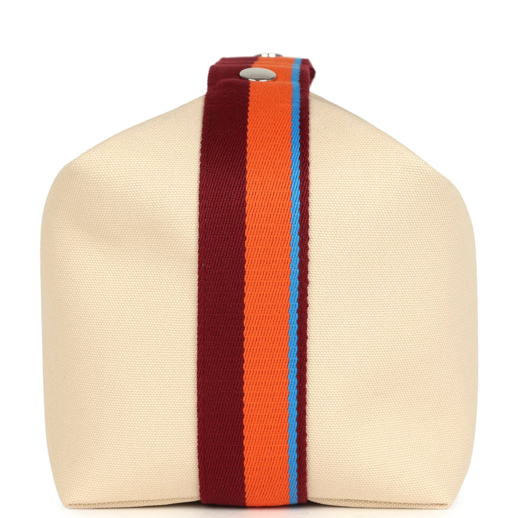 Hermes Bride A Brac Pavillon GM Naturel Canvas Palladium Hardware