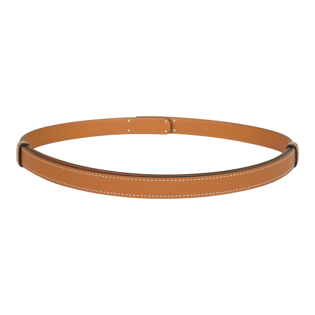 Hermes Kelly Pocket Belt 18 Gold Epsom Palladium Hardware
