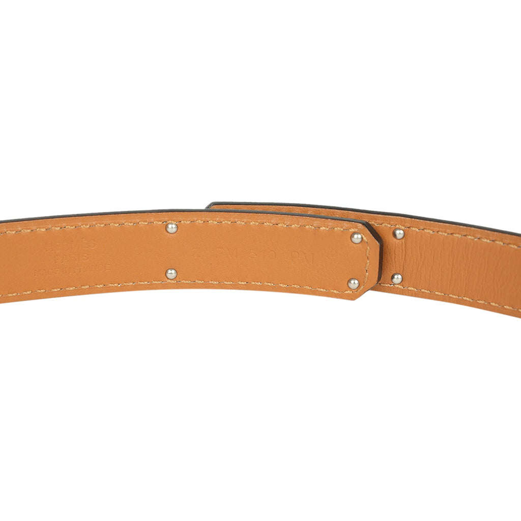 Hermes Kelly Pocket Belt 18 Gold Epsom Palladium Hardware