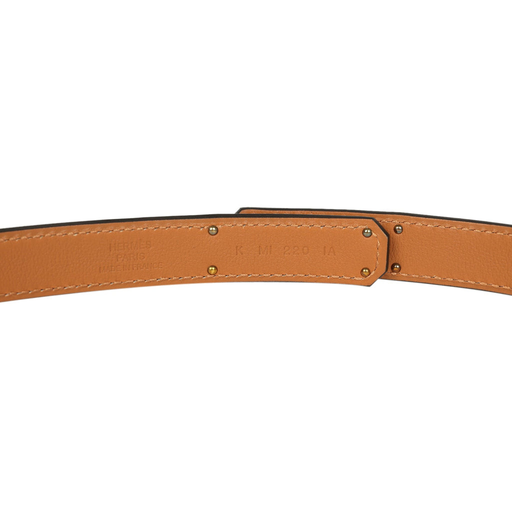 Hermes Kelly Pocket Belt 18 Craie Epsom Gold Hardware