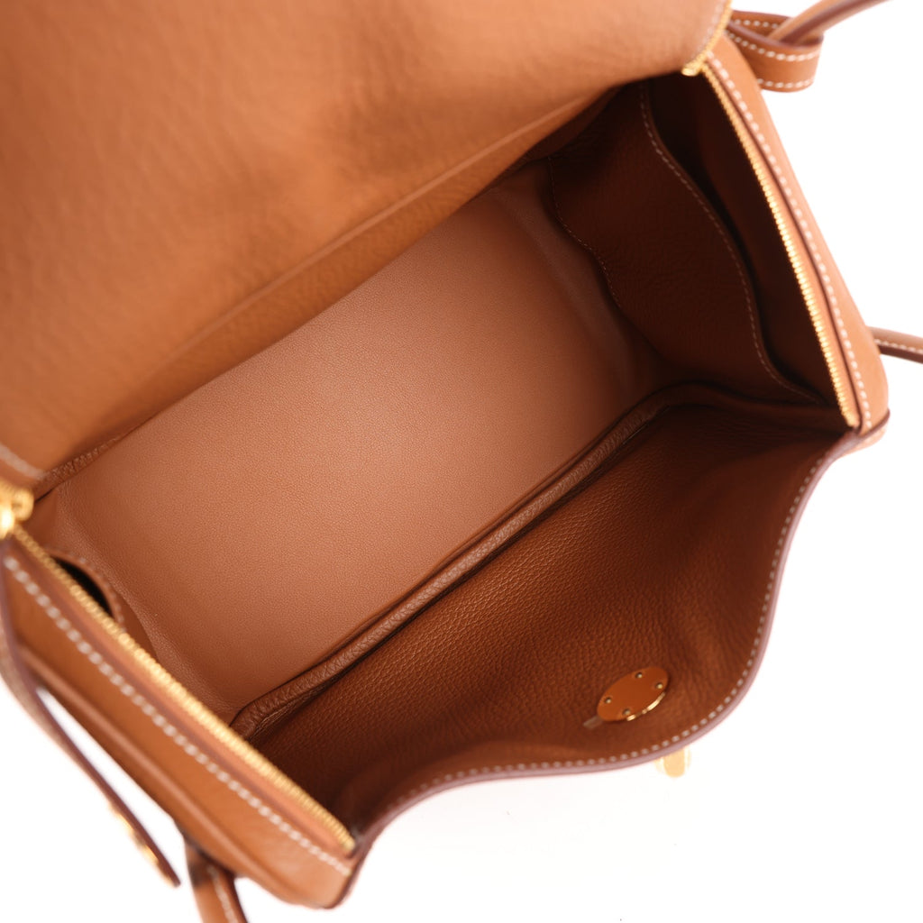Hermes Lindy 26 Gold Clemence Gold Hardware