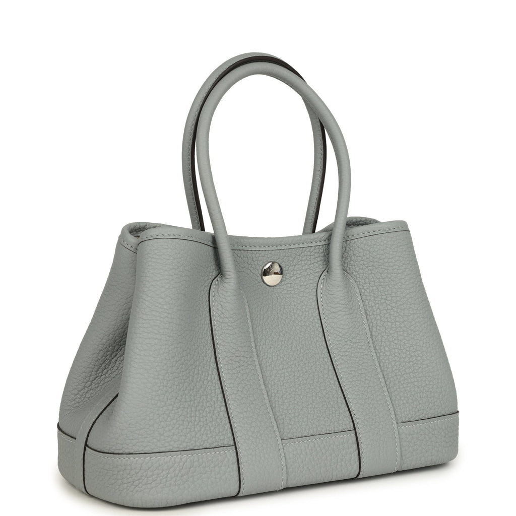 Hermes Garden Party Neo 23 Gris Pantin Negonda Palladium Hardware
