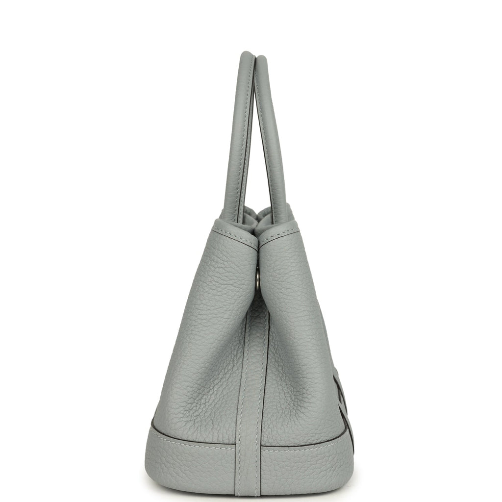 Hermes Garden Party Neo 23 Gris Pantin Negonda Palladium Hardware