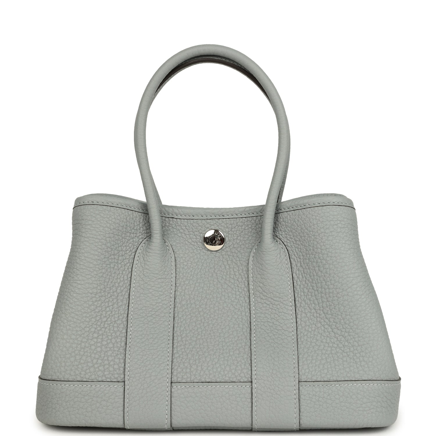 Hermes Garden Party Neo 23 Gris Pantin Negonda Palladium Hardware