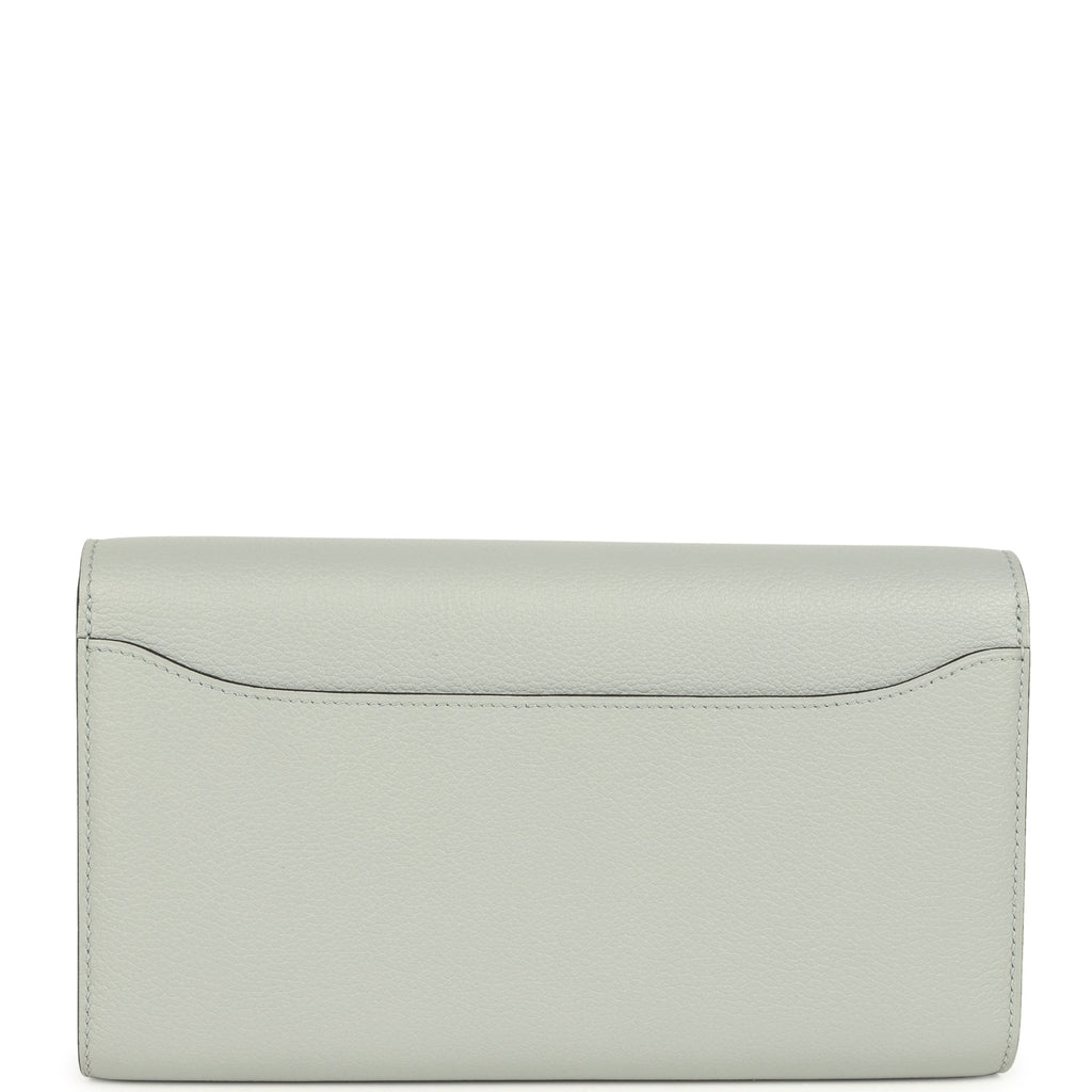 Hermes Constance Wallet To Go Bleu Glacier Evercolor Palladium Hardware