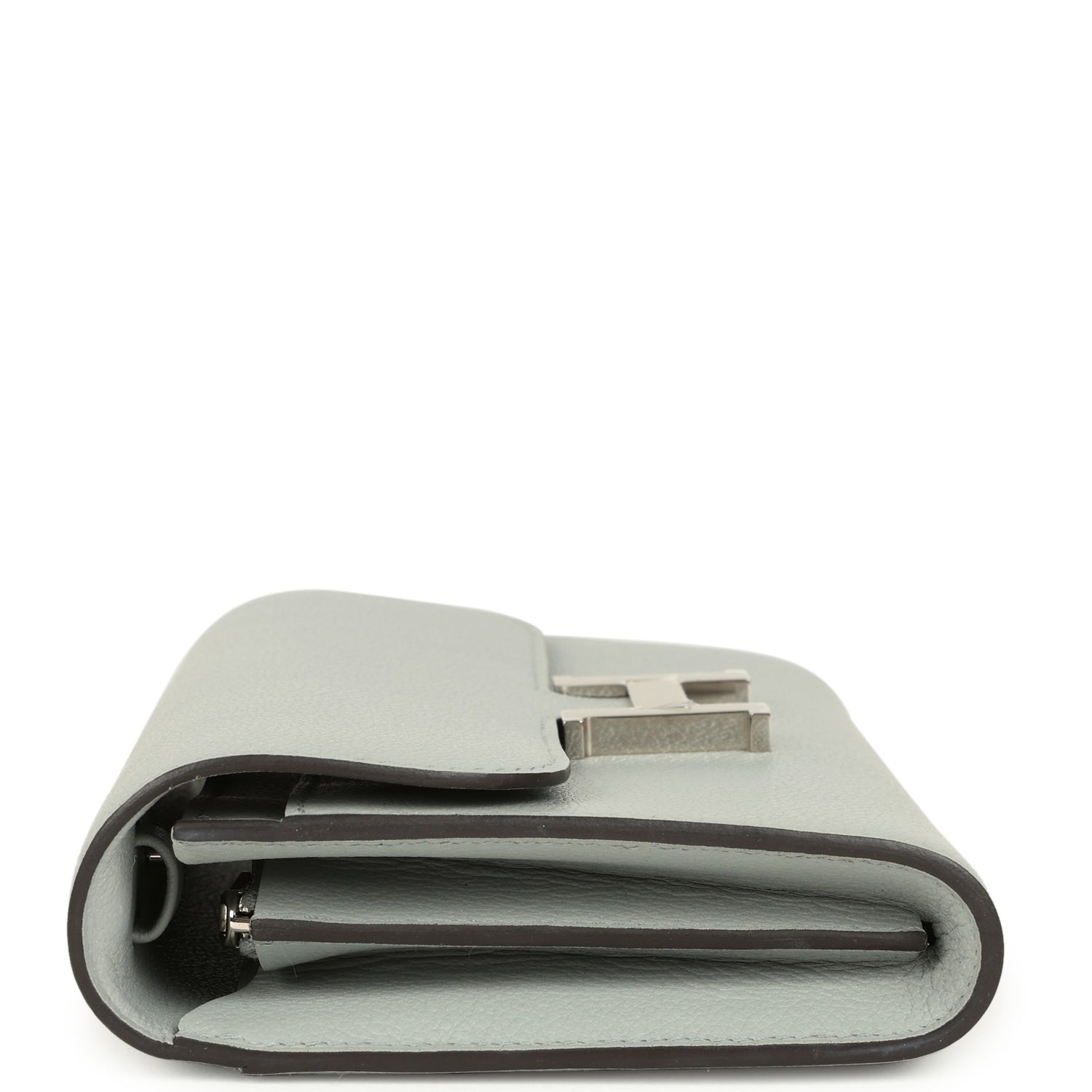 Hermes Constance Wallet To Go Bleu Glacier Evercolor Palladium Hardware