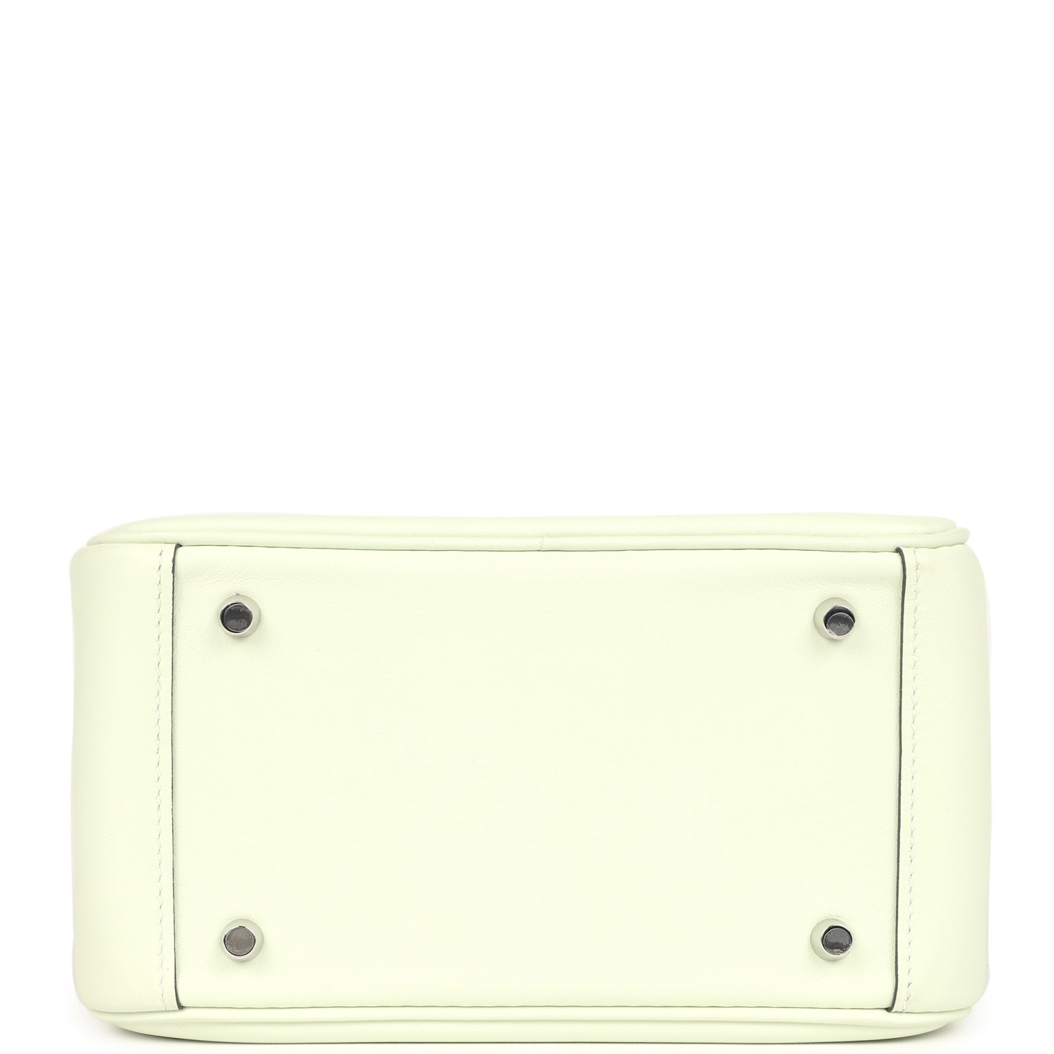 Hermes Mini Lindy Vert Fizz Swift and Matte Alligator Touch Palladium Hardware