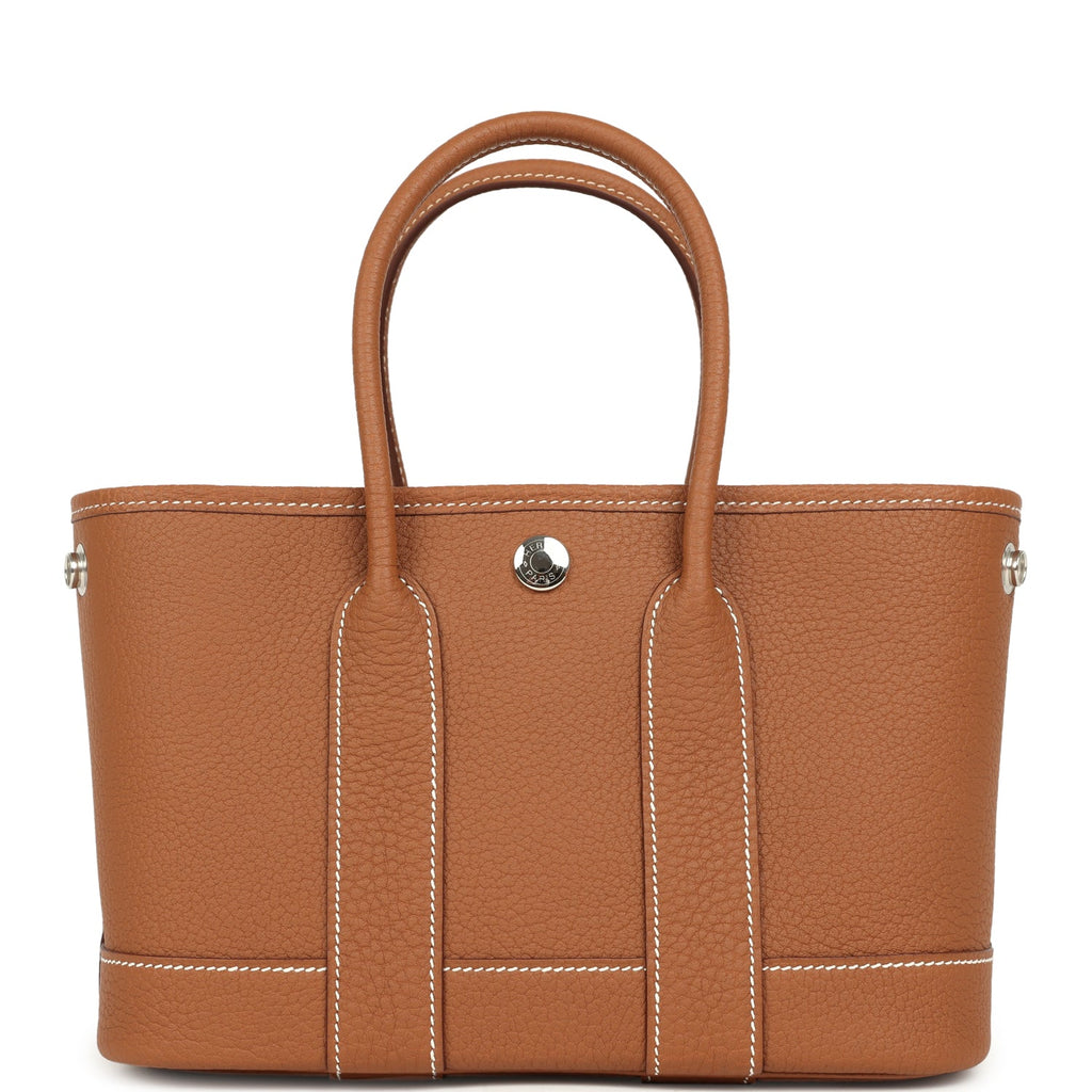 Hermes Garden Party Neo 23 Gold Negonda Palladium Hardware