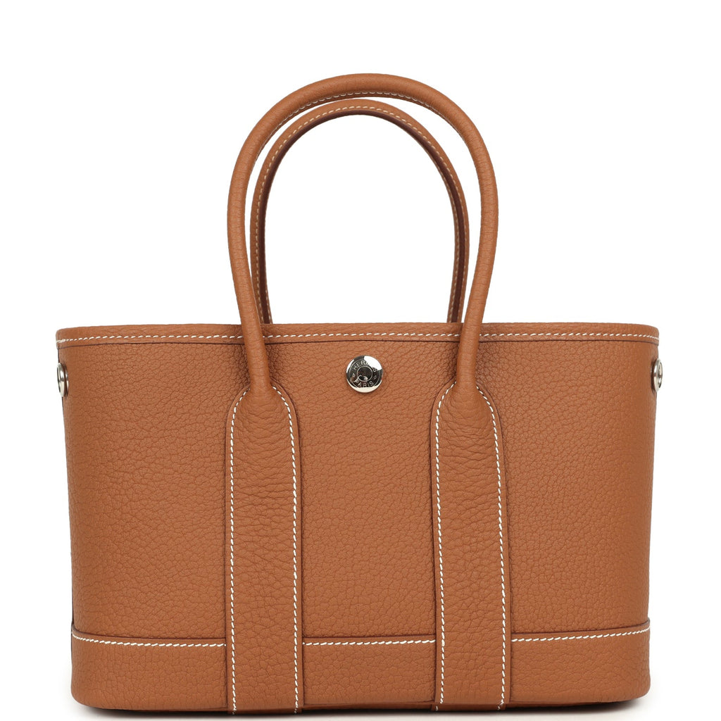 Hermes Garden Party Neo 23 Gold Negonda Palladium Hardware