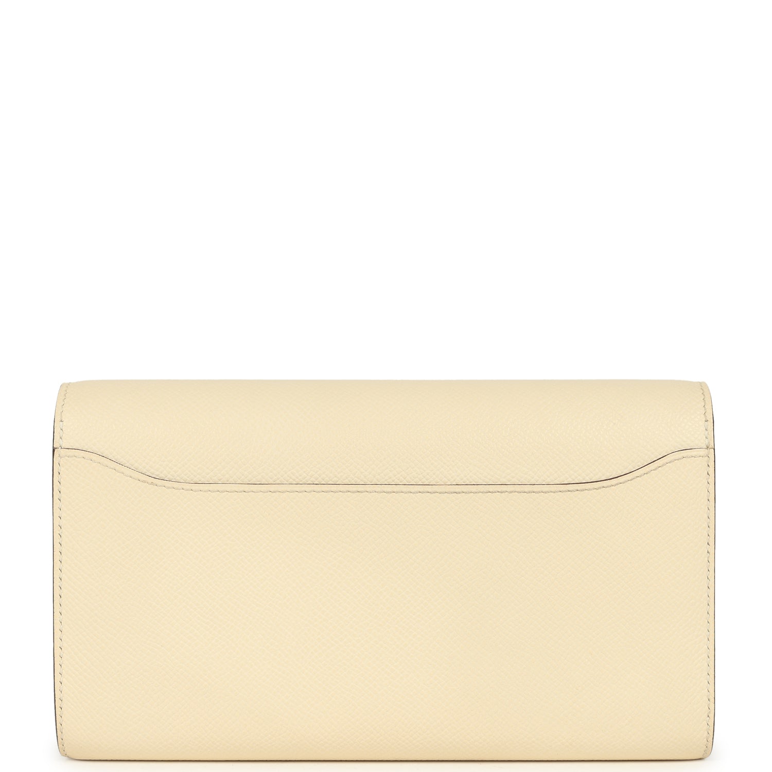Pre-owned Hermes Constance Wallet To Go Nata Epsom Marquette Palladium Hardware