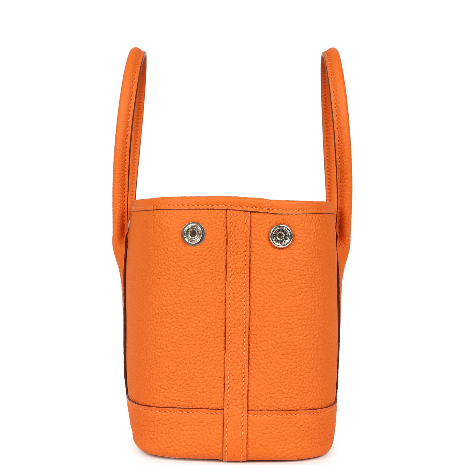 Hermes Garden Party Neo 23 Orange Togo Palladium Hardware