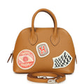 Hermes Mini 1923 Pique-Colle Bolide Sesame Chevre Palladium Hardware