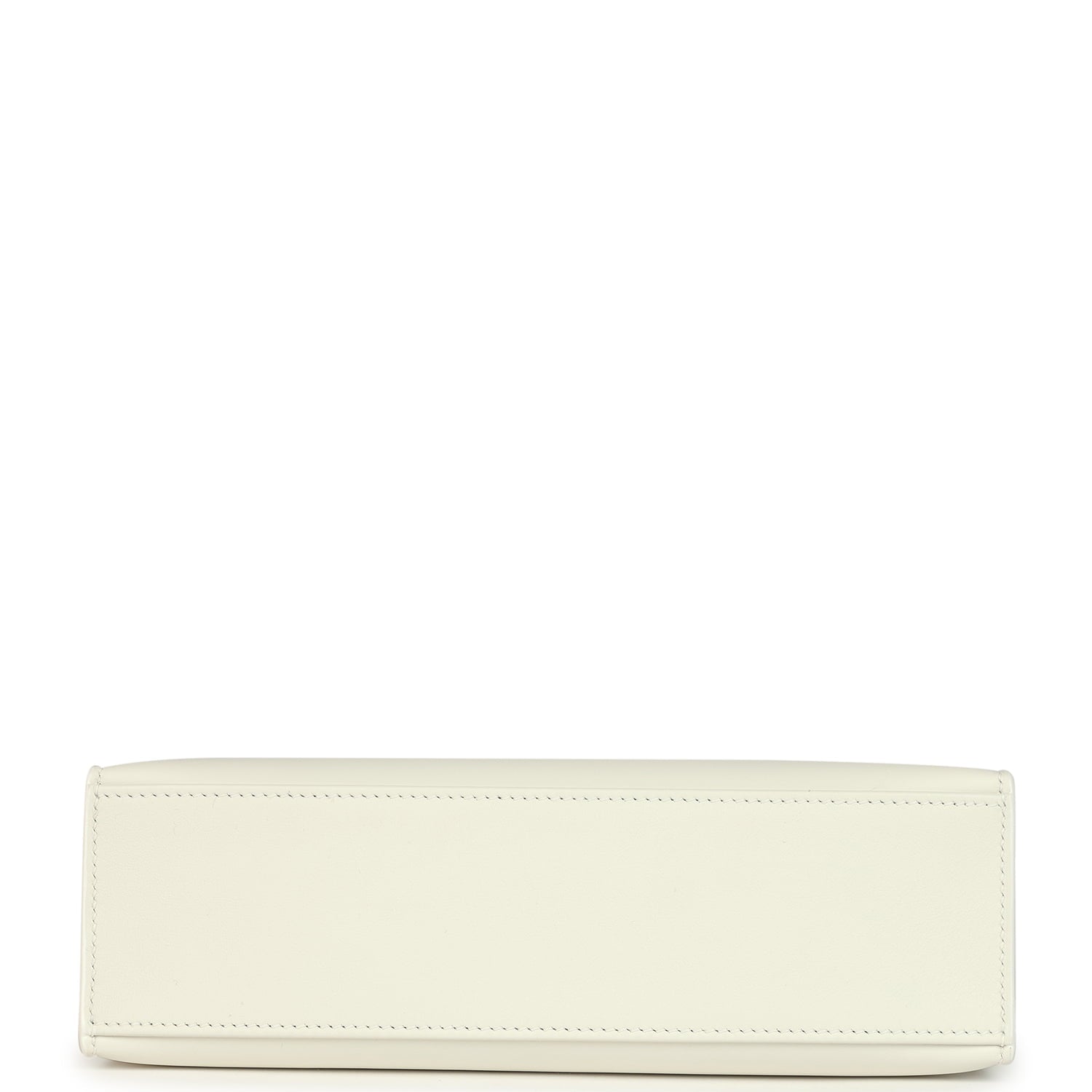 Hermes Kelly Pochette New White Swift Gold Hardware