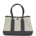 Hermes Garden Party Neo 23 Ardoise-Ecru Toile H Canvas and Ardoise Negonda Palladium Hardware