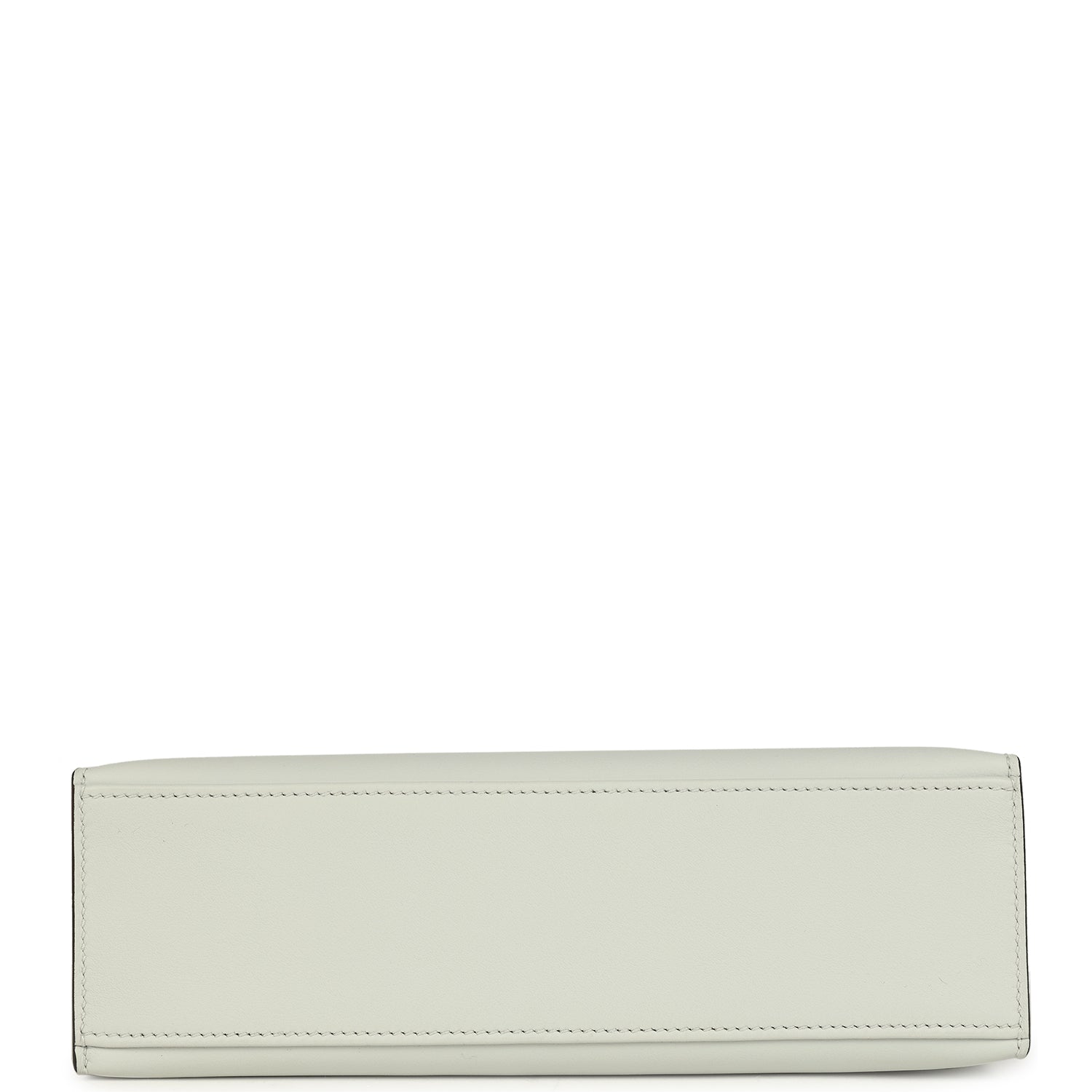 Hermes Kelly Pochette Gris Platine Swift Permabrass Hardware