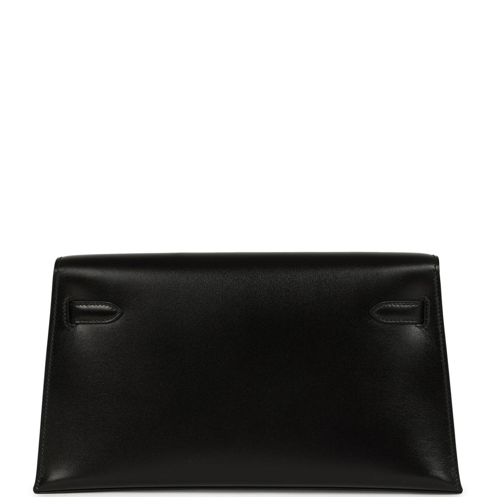 Hermes Kelly Elan Black Box Palladium Hardware