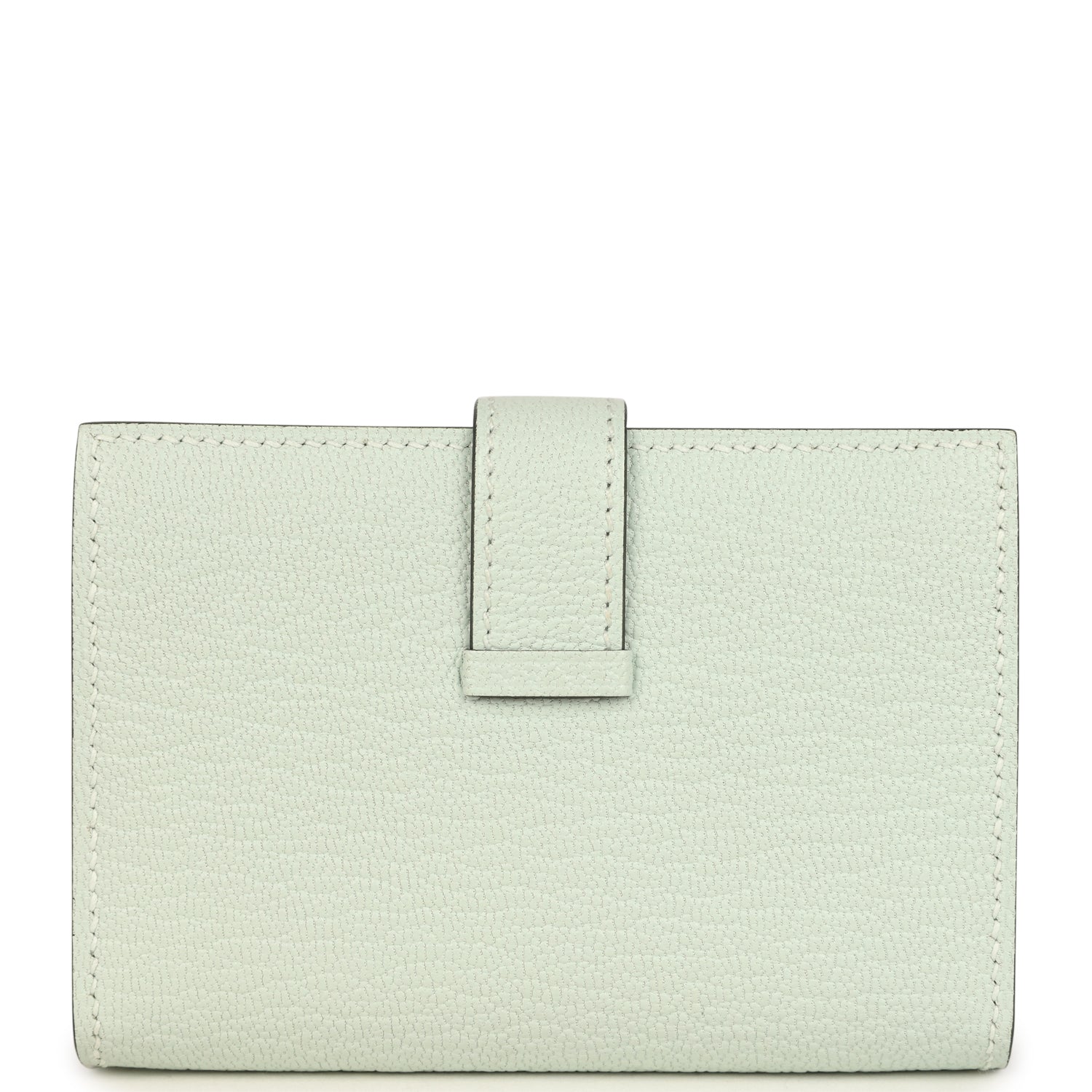 Hermes Bearn Mini Wallet Vert PepperNew Chevre Mysore Palladium Hardware