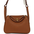 Hermes Mini Lindy Gold Clemence Gold Hardware