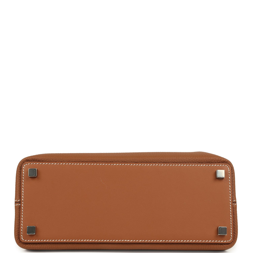 Hermes Medor Bag Gold Togo and Swift Palladium Hardware