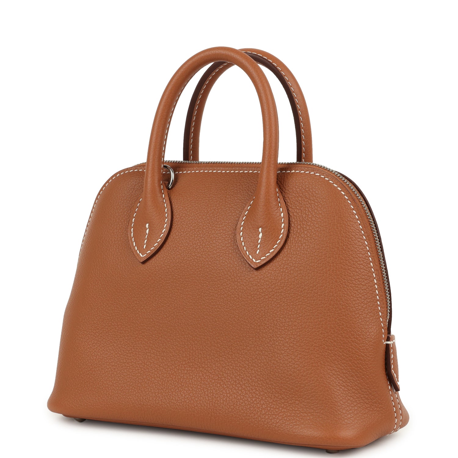 Hermes 1923 Bolide Mini Gold Evercolor Palladium Hardware