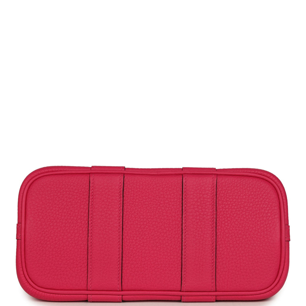 Hermes Garden Party Neo 23 Rose Mexico Togo Palladium Hardware