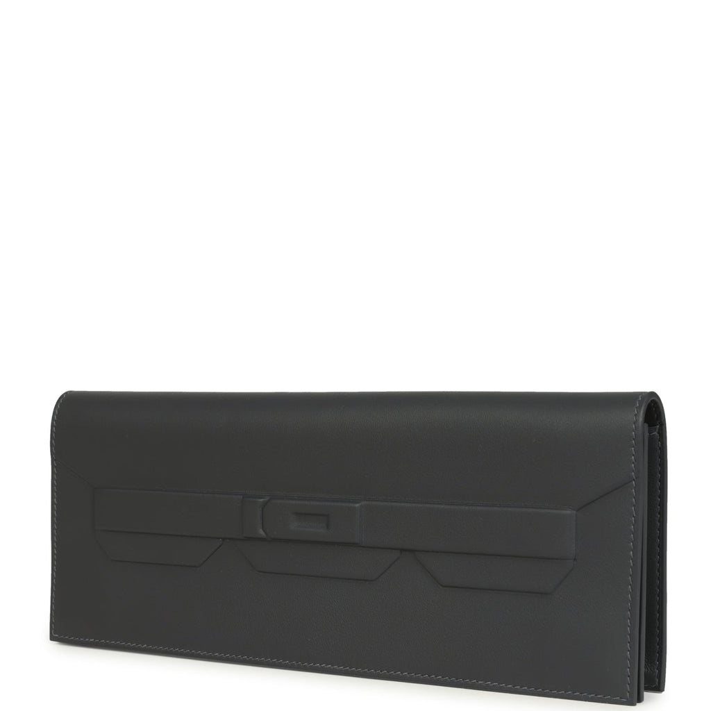Hermes Shadow Birkin Clutch Ardoise Swift