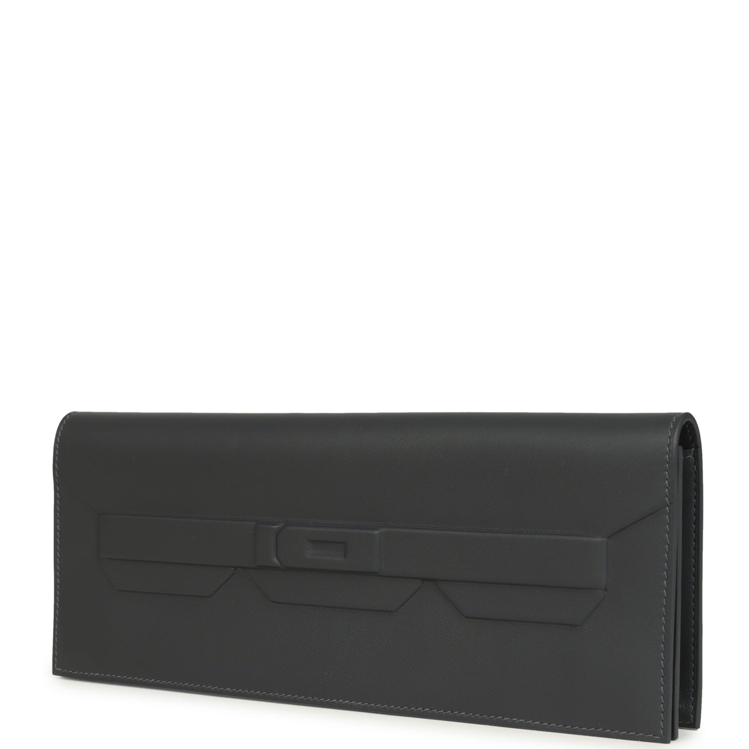 Hermes Shadow Birkin Clutch Ardoise Swift