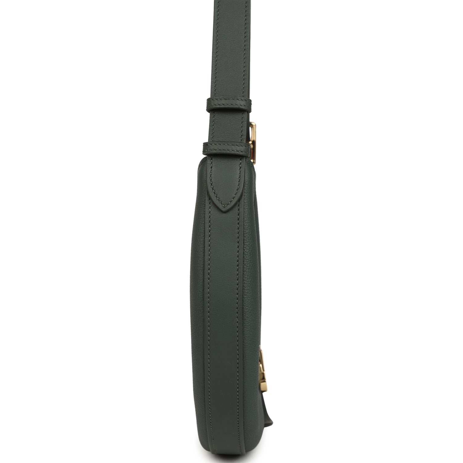 Hermes P'tit Arcon Bag Vert Mangrove Togo and Swift Permabrass Hardware
