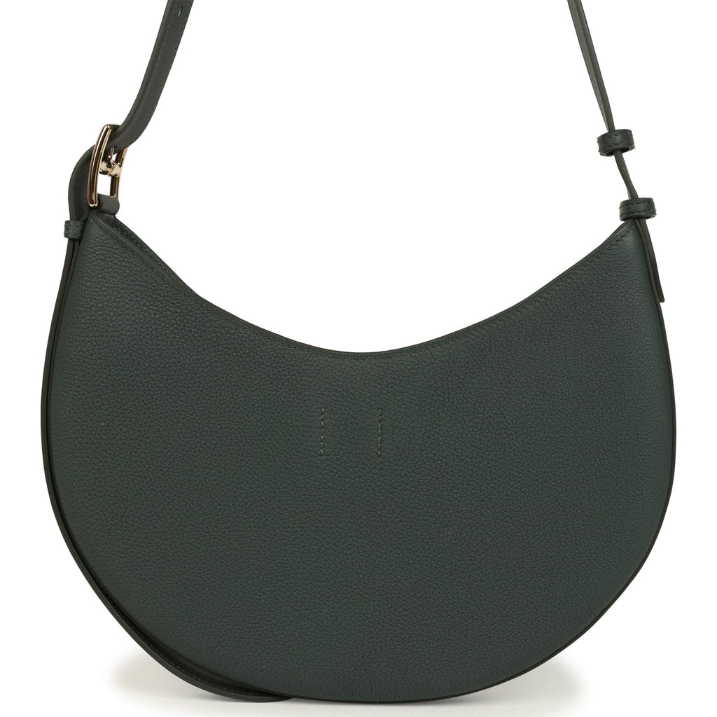 Hermes P'tit Arcon Bag Vert Mangrove Togo and Swift Permabrass Hardware