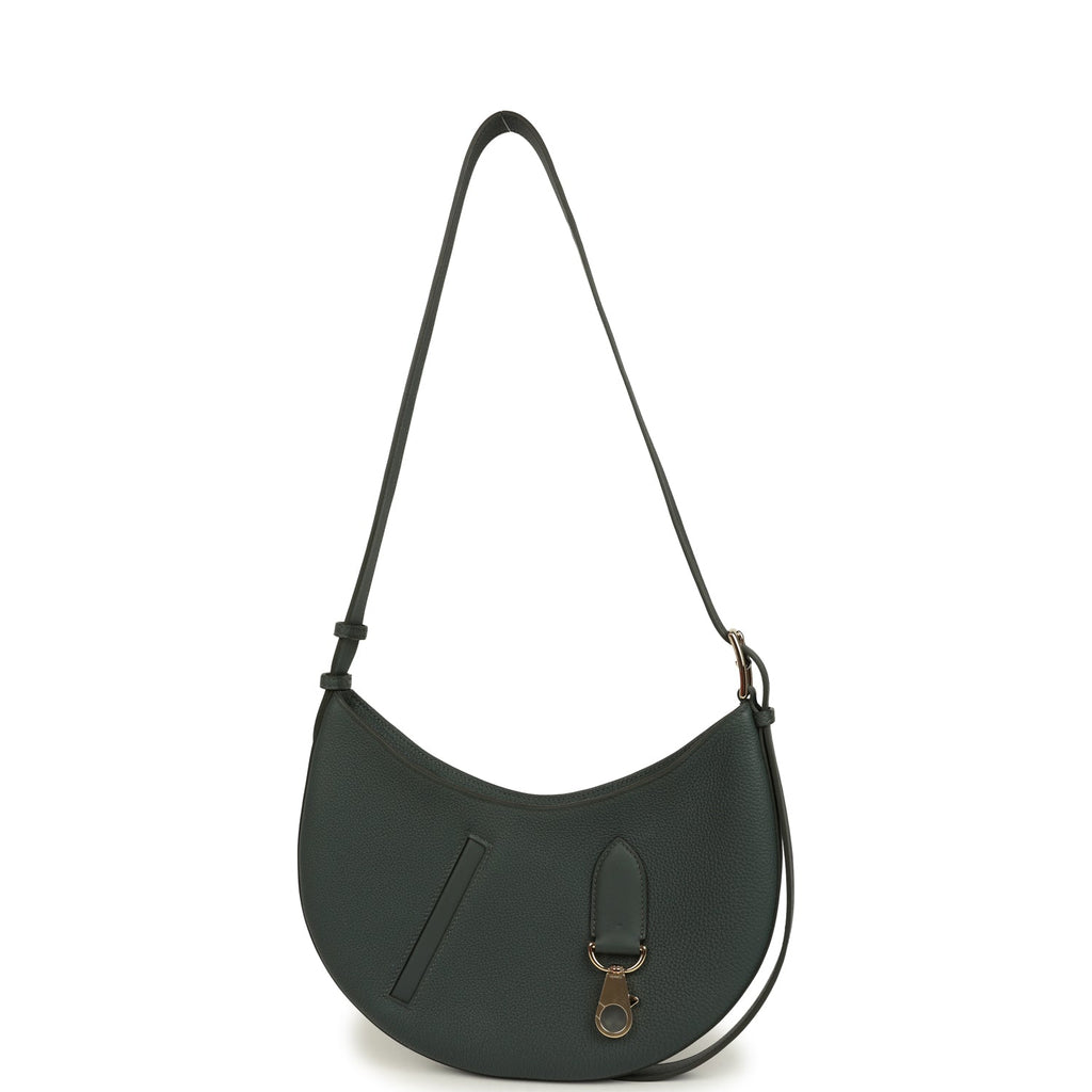 Hermes P'tit Arcon Bag Vert Mangrove Togo and Swift Permabrass Hardware