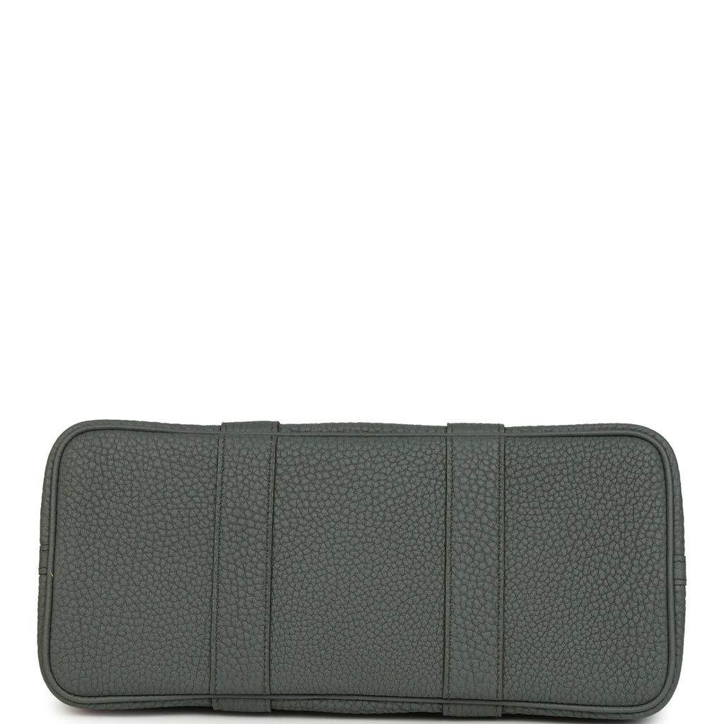 Hermes Garden Party 30 Vert Amande Negonda Palladium Hardware