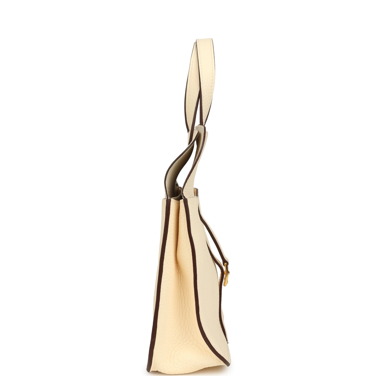 Hermes Halzan 25 Nata Clemence Gold Hardware