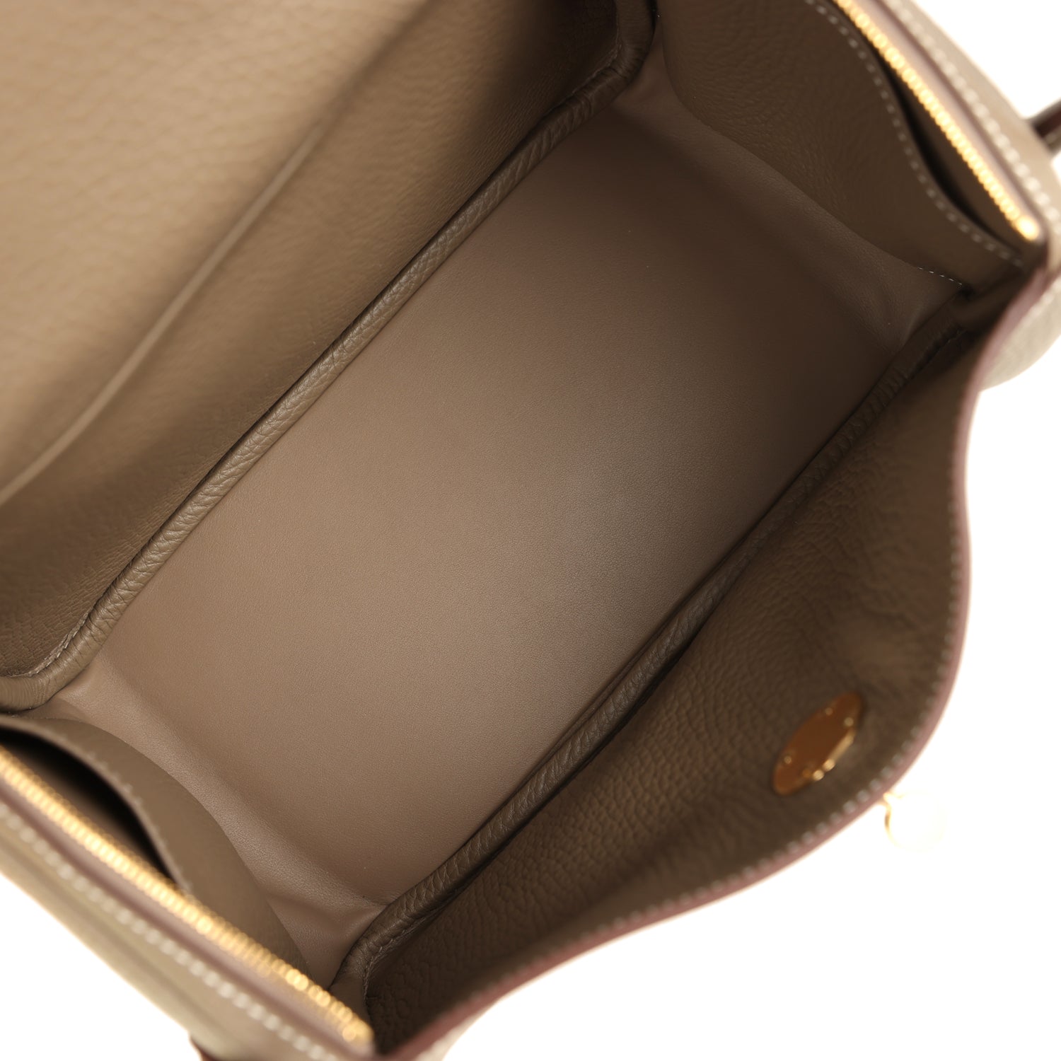 Hermes Lindy 26 Etoupe Clemence Gold Hardware