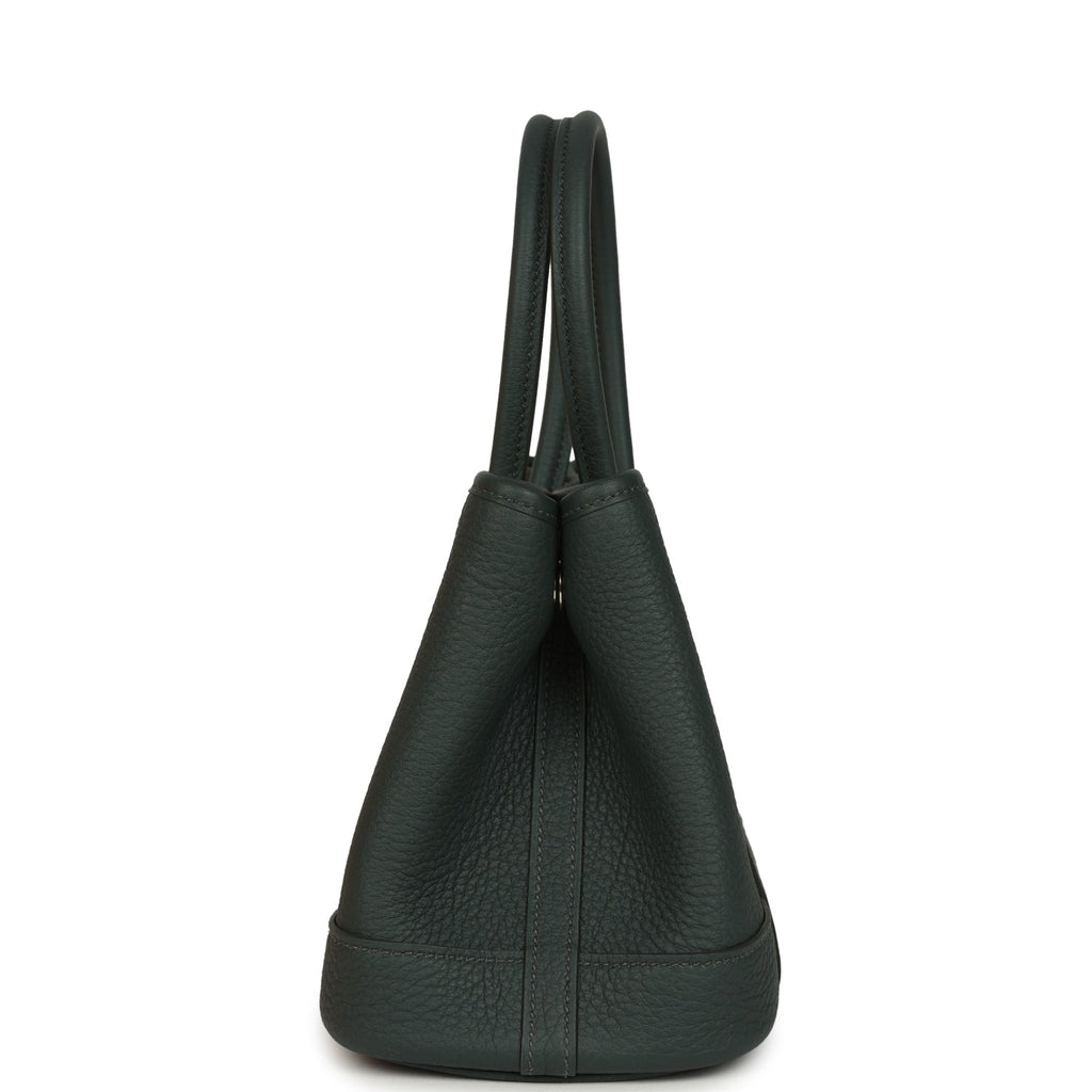 Hermes Garden Party Neo 23 Vert Mangrove Negonda Palladium Hardware
