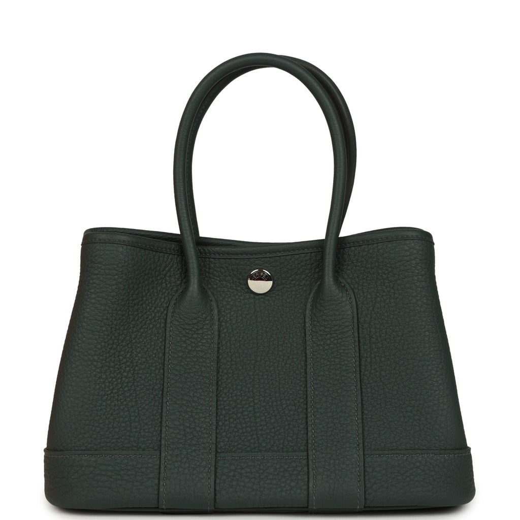 Hermes Garden Party Neo 23 Vert Mangrove Negonda Palladium Hardware