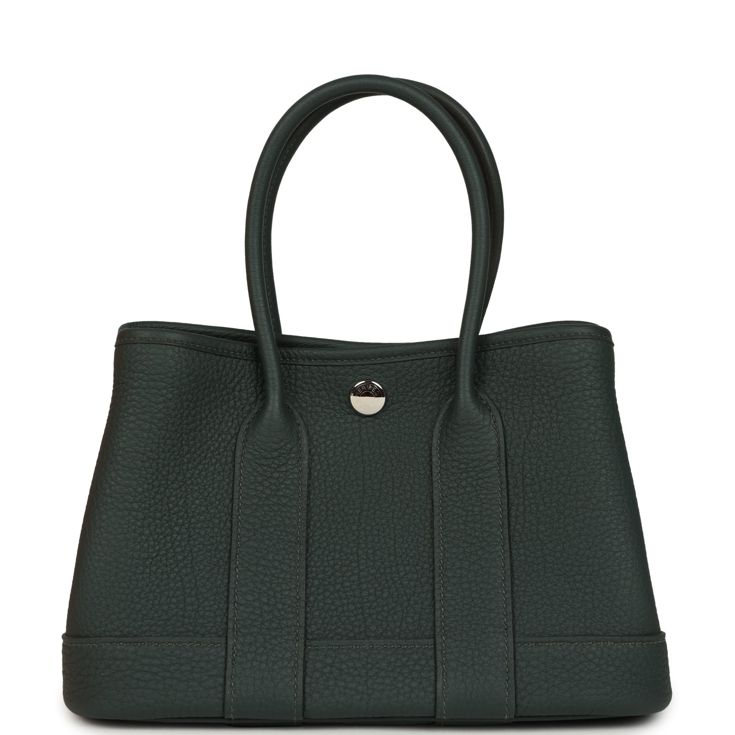 Hermes Garden Party Neo 23 Vert Mangrove Negonda Palladium Hardware