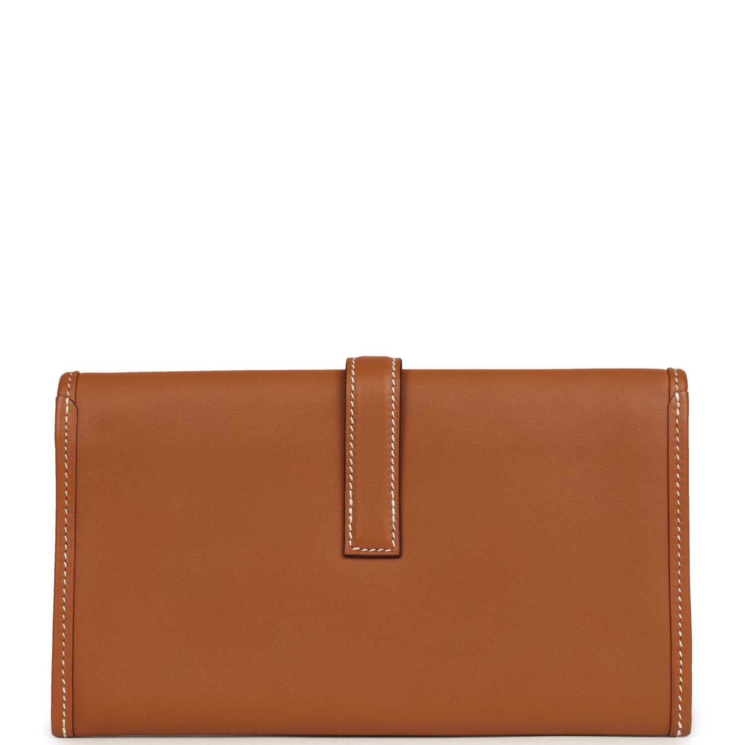 Hermes Jige Duo Clutch Gold Swift Palladium Hardware