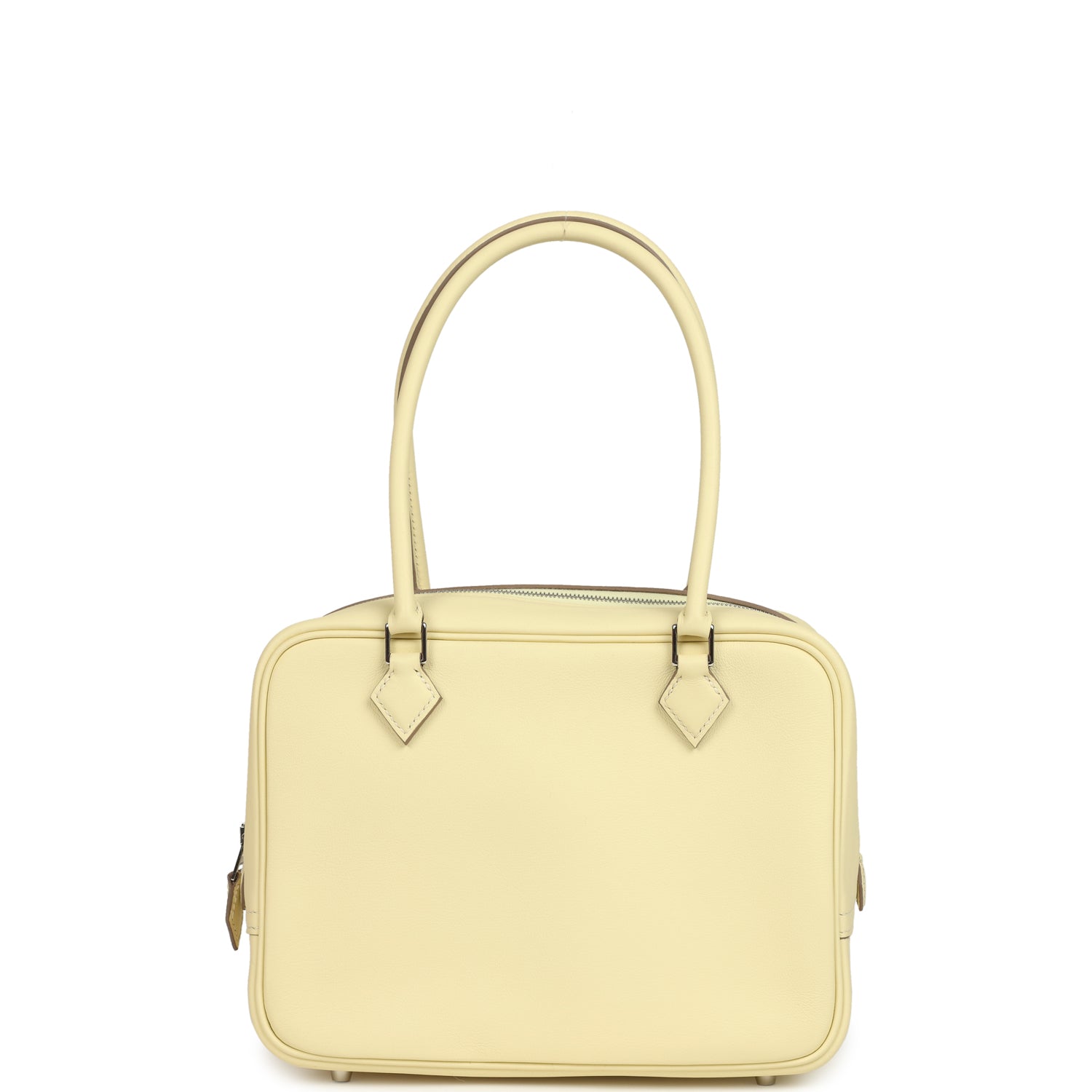 Hermes Mini Plume 21 Bag Jaune Milton Swift Palladium Hardware