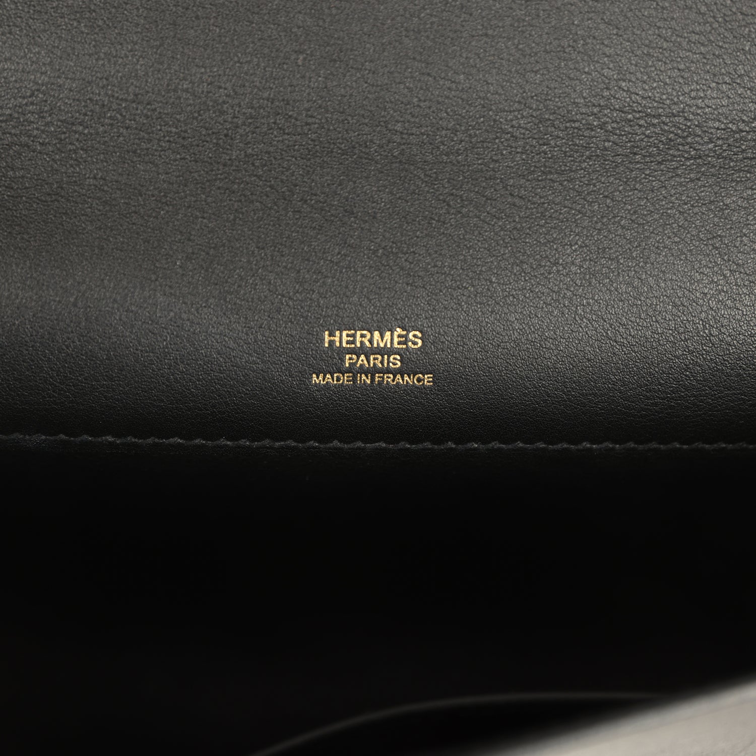Hermes Kelly Cut Black Swift Gold Hardware