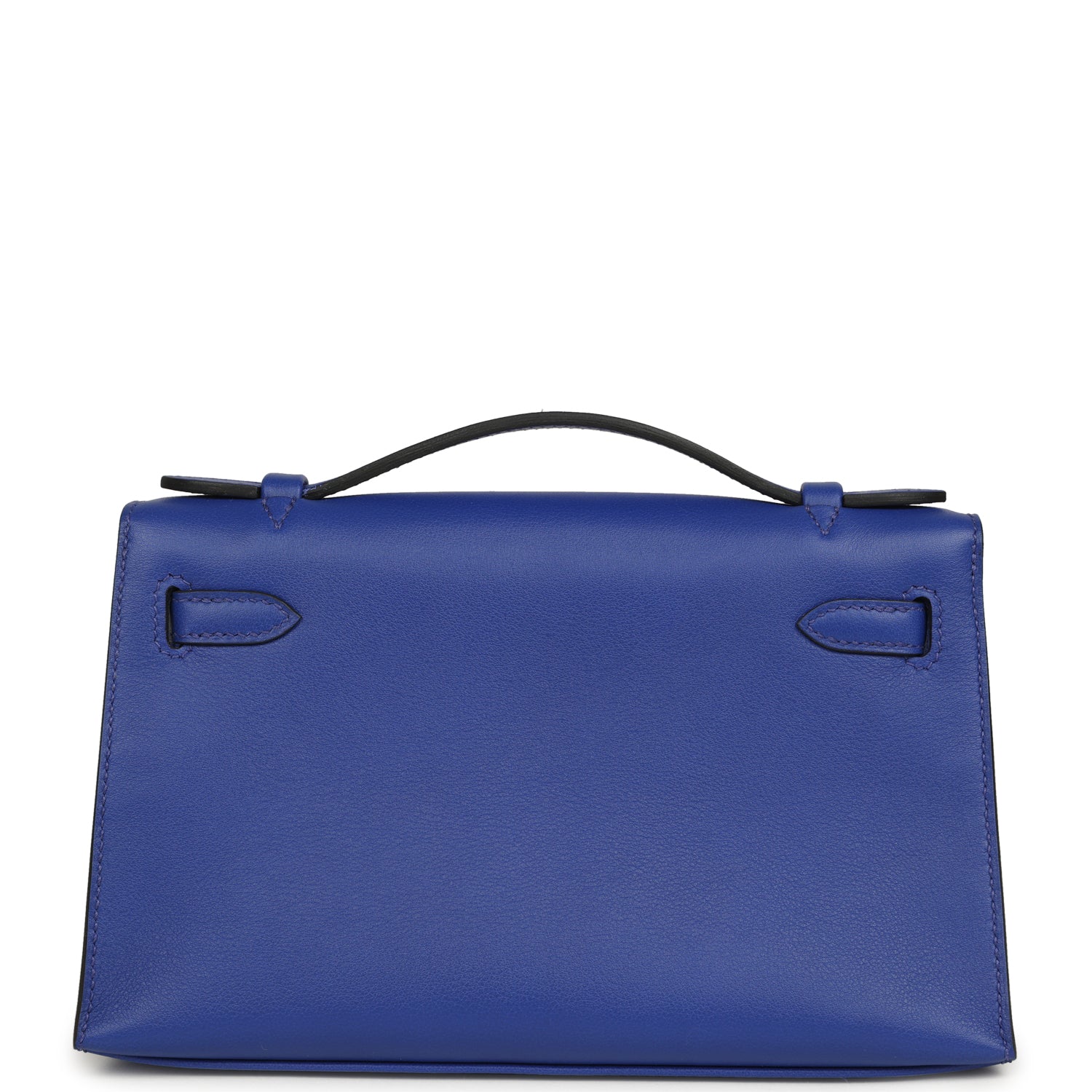 Hermes Kelly Pochette Bleu Electric Swift Gold Hardware