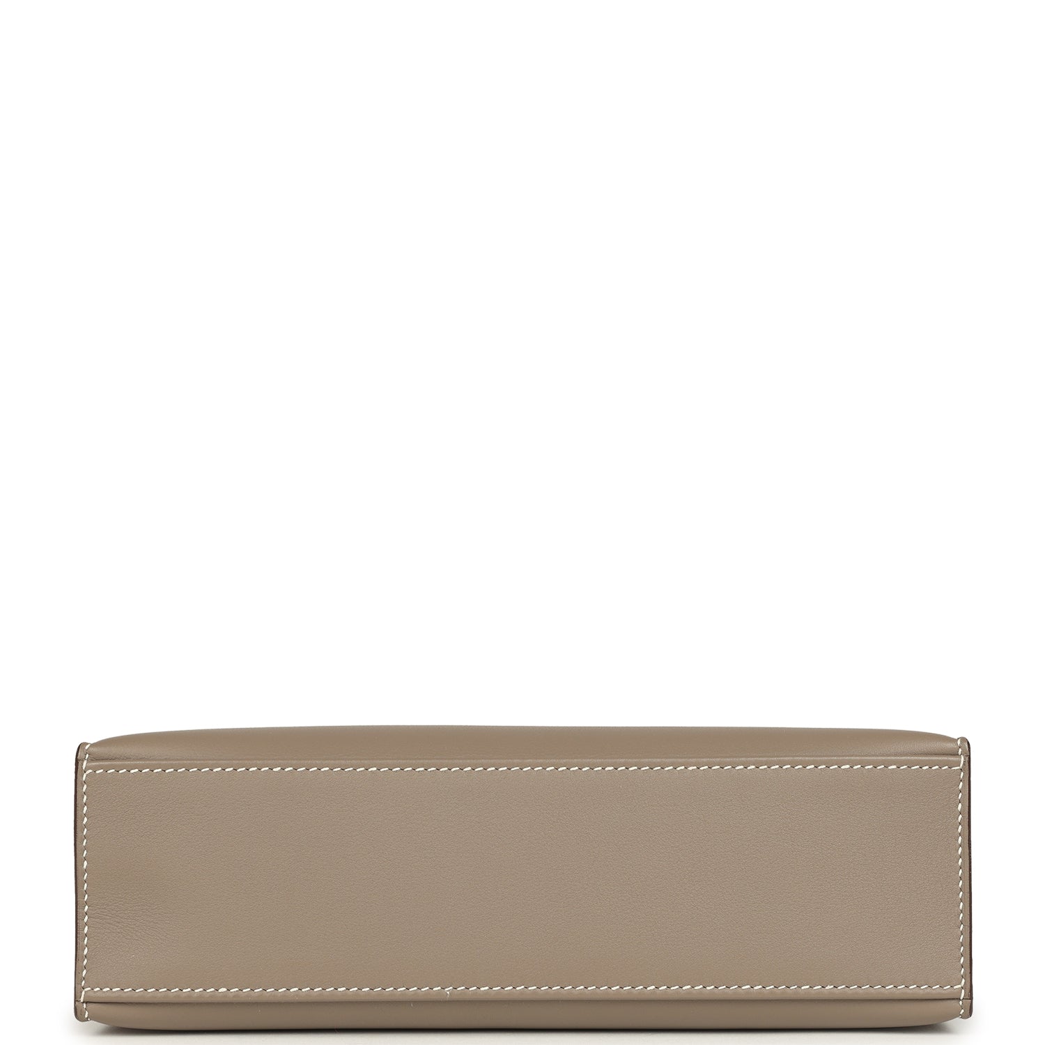 Hermes Special Order (HSS) Kelly Pochette Gris Asphalte Verso Swift Permabrass Hardware