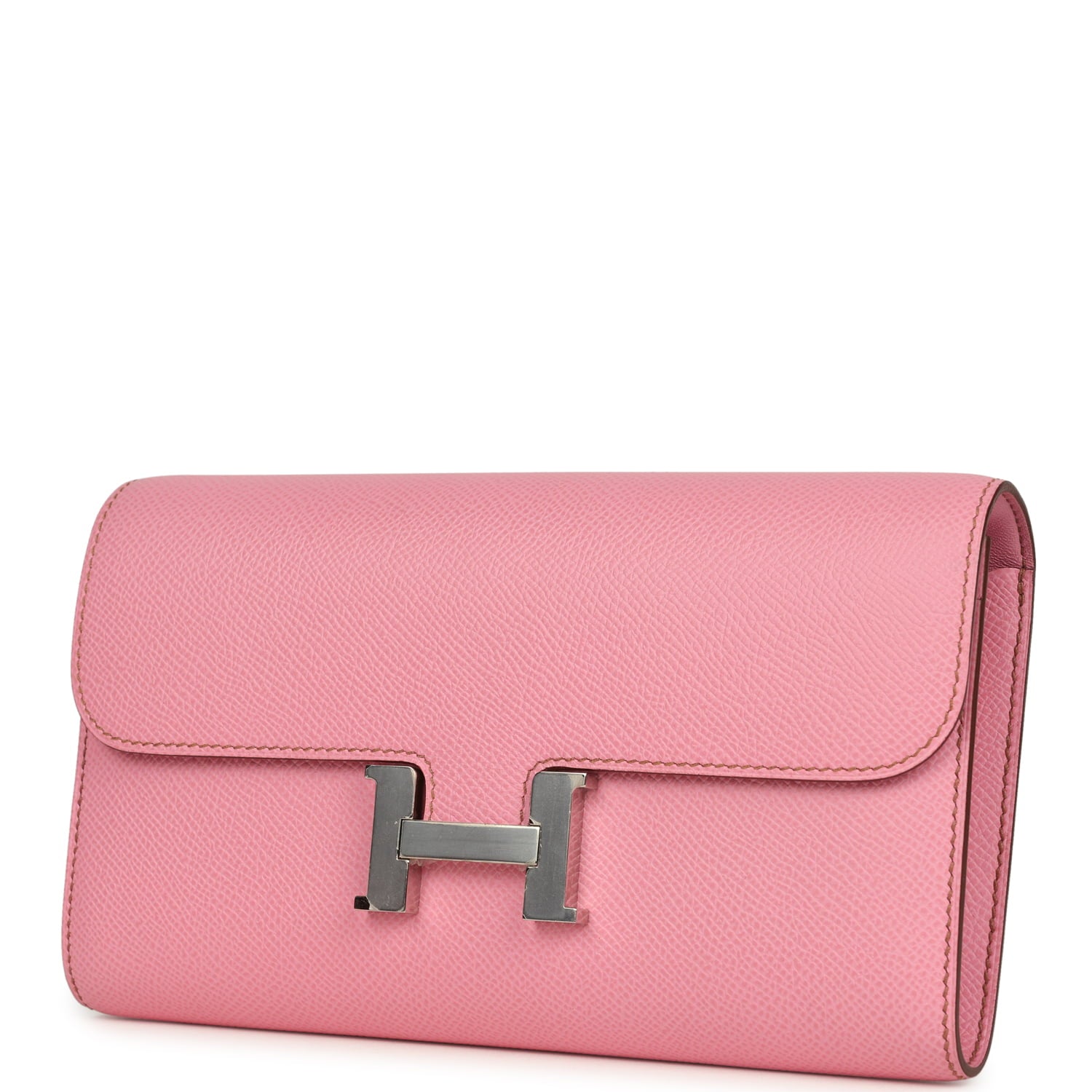 Hermes Constance Wallet To Go Bubblegum Epsom Palladium Hardware