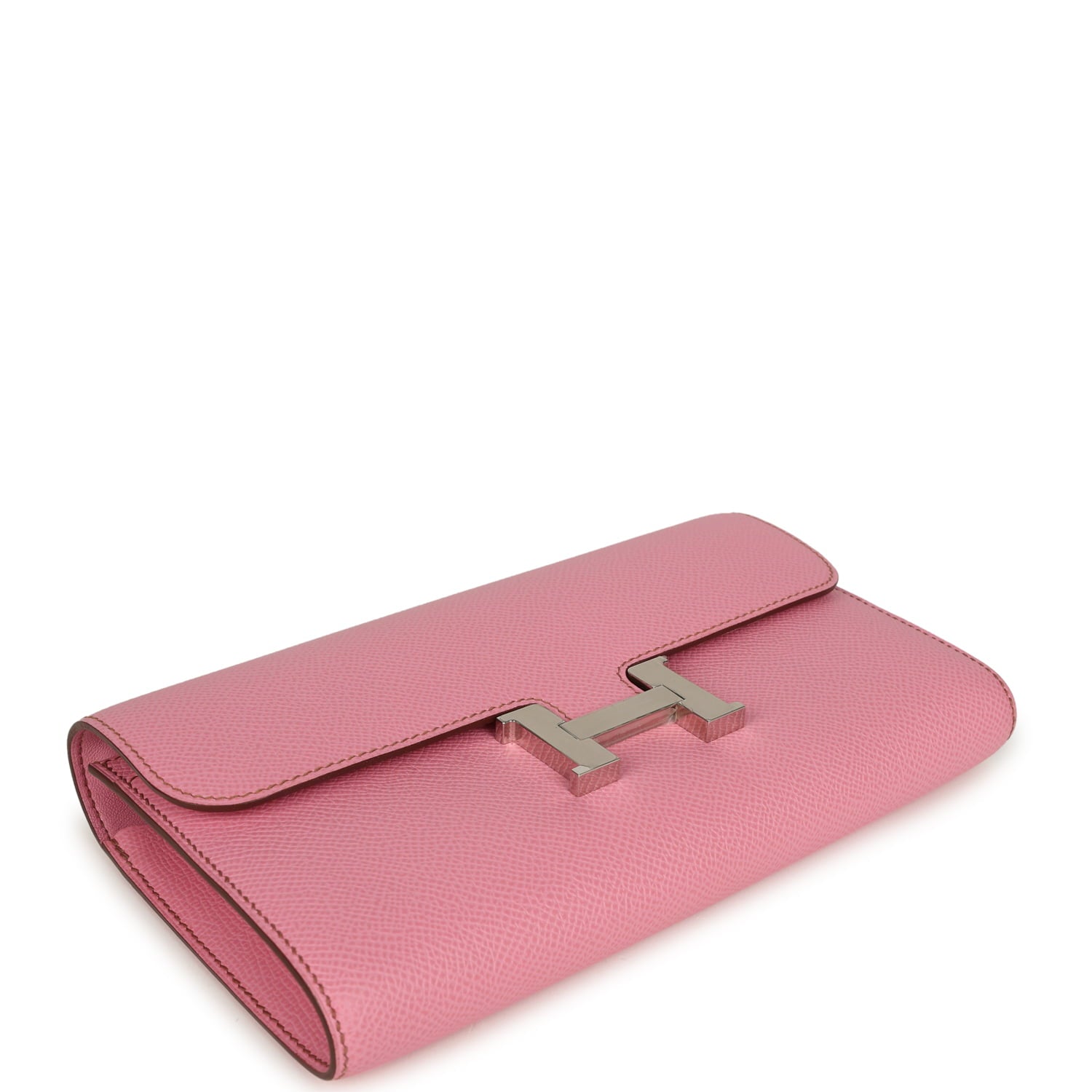 Hermes Constance Wallet To Go Bubblegum Epsom Palladium Hardware