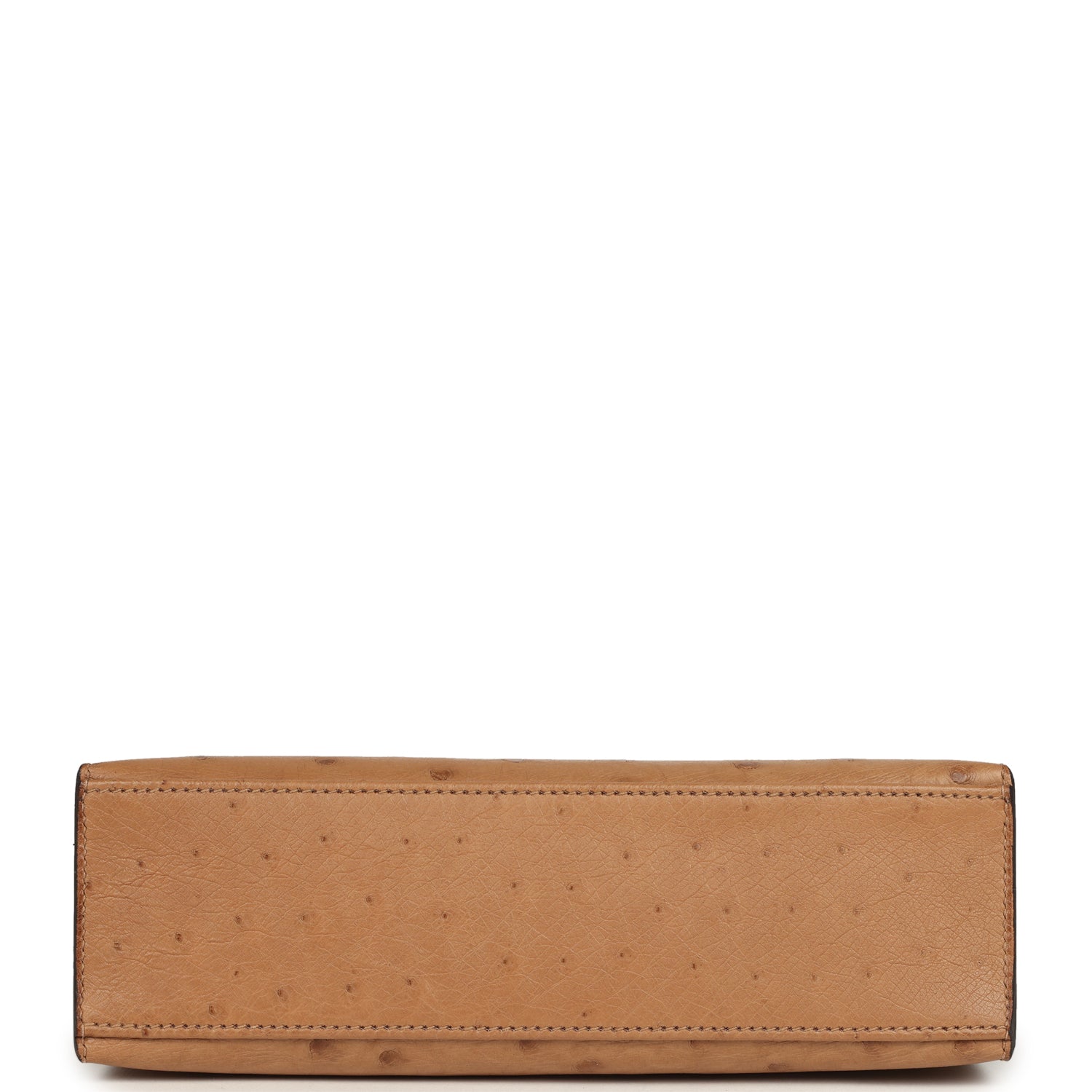 Hermes Kelly Pochette Chai Ostrich Gold Hardware