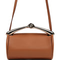 Pre-owned Hermes Maximors I Bag Gold Swift Palladium Hardware