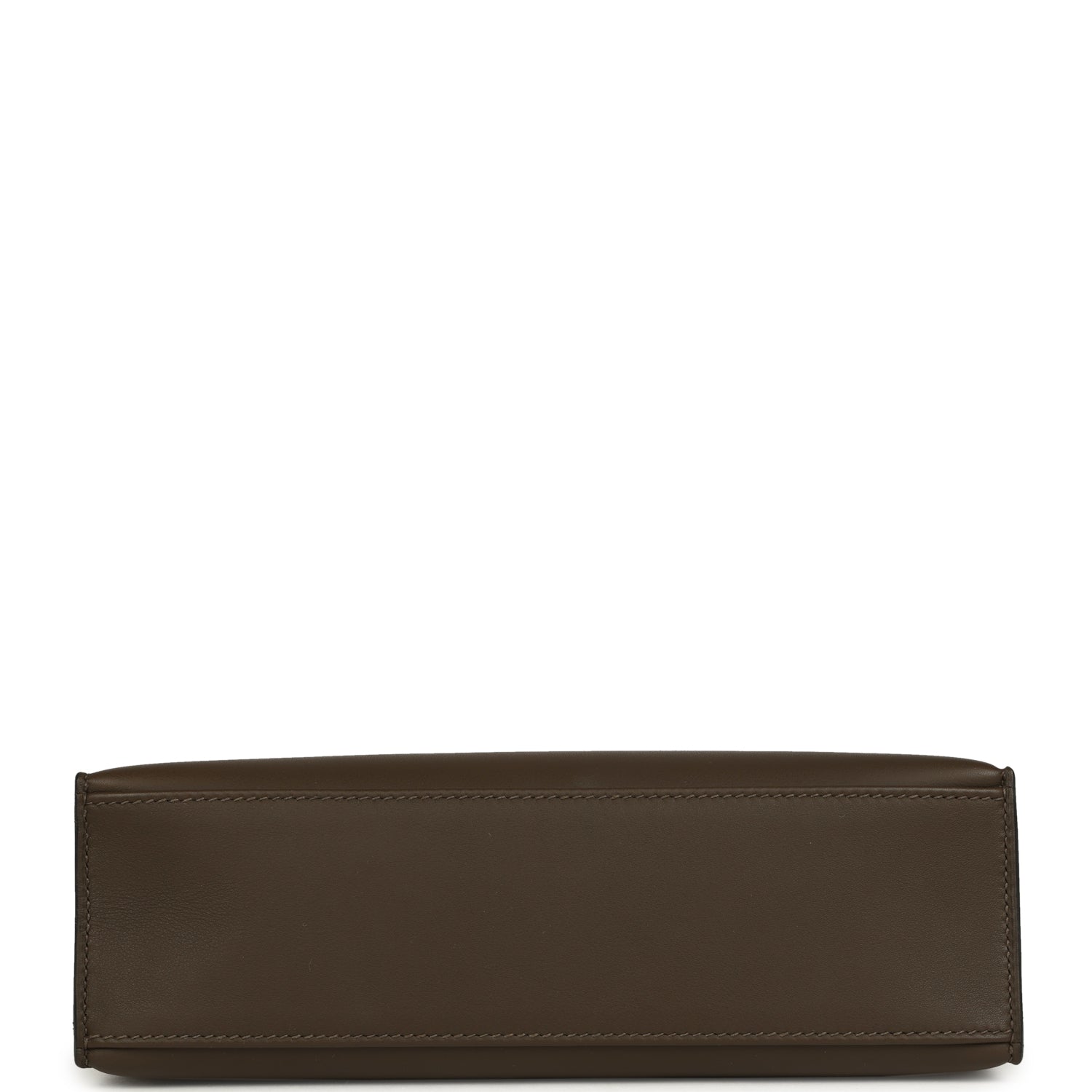 Hermes Kelly Pochette Vert Loden Swift Permabrass Hardware