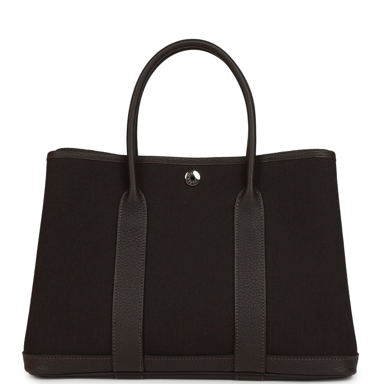 Hermes Garden Party 30 Ebene Negonda Palladium Hardware