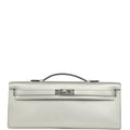 Hermes Kelly Cut Argent Chevre Chamkilight Palladium Hardware Payment 2 of 2 for JJ only