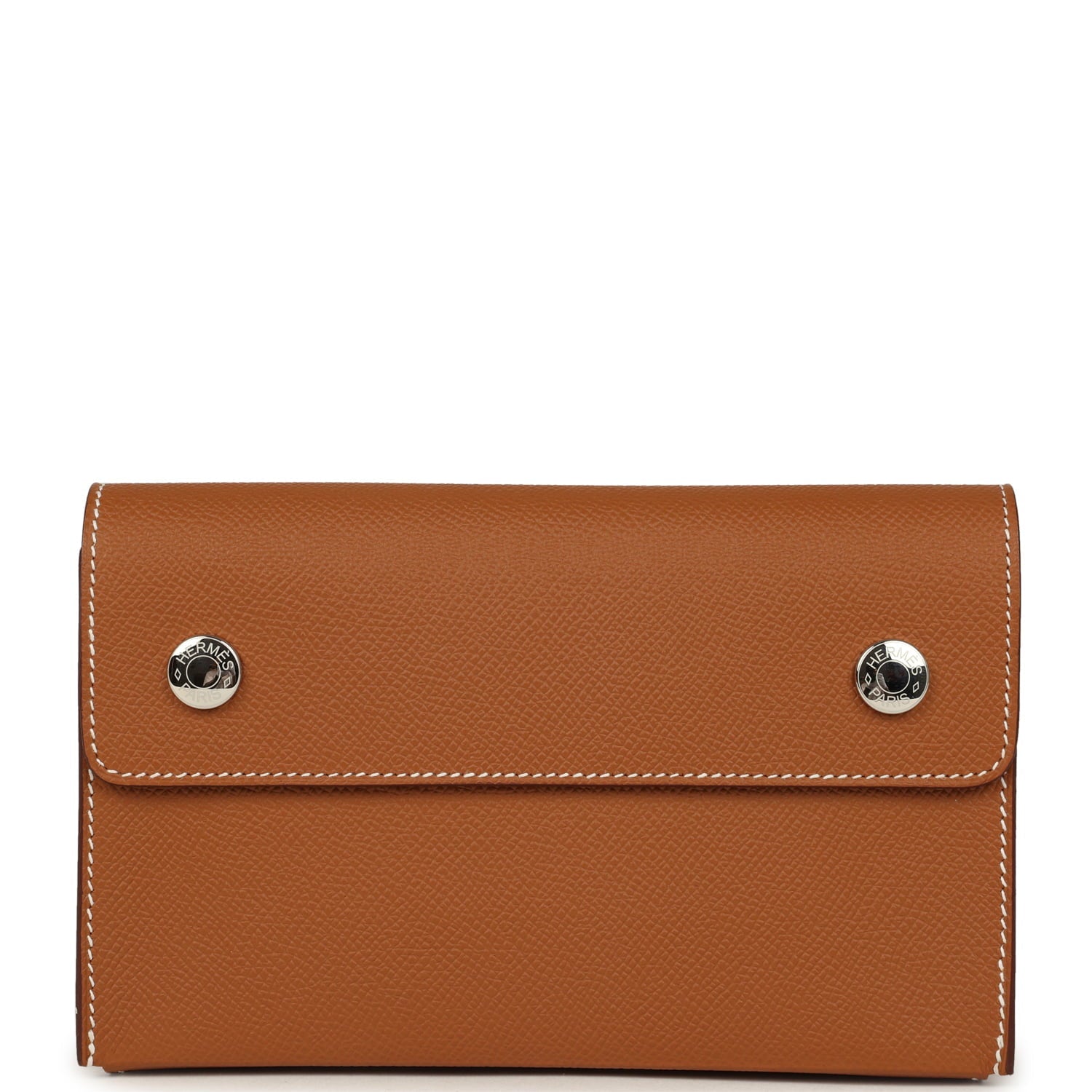 Hermes Hermesnap Wallet Gold Epsom Palladium Hardware